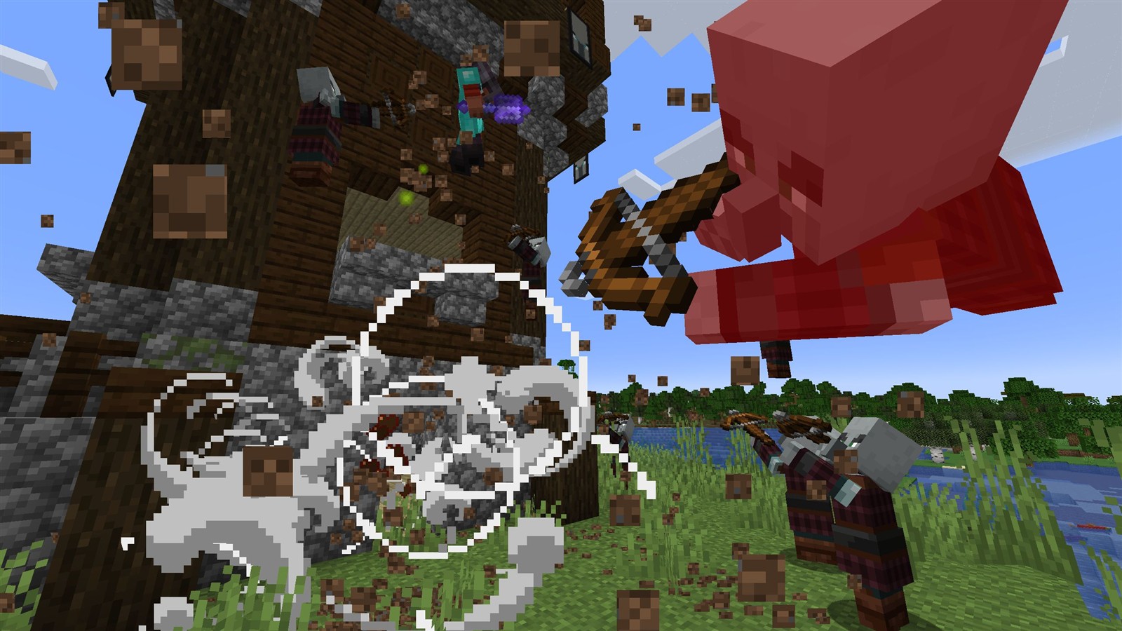 The Mace in game, a smash attack with a ring of wind